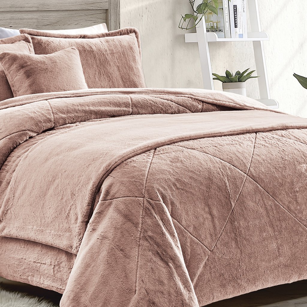 Kit Colcha Queen Luxor Peles Toque Pele de Coelho 230x250cm