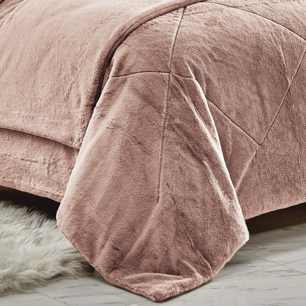 Kit Colcha Queen Luxor Peles Toque Pele de Coelho 230x250cm