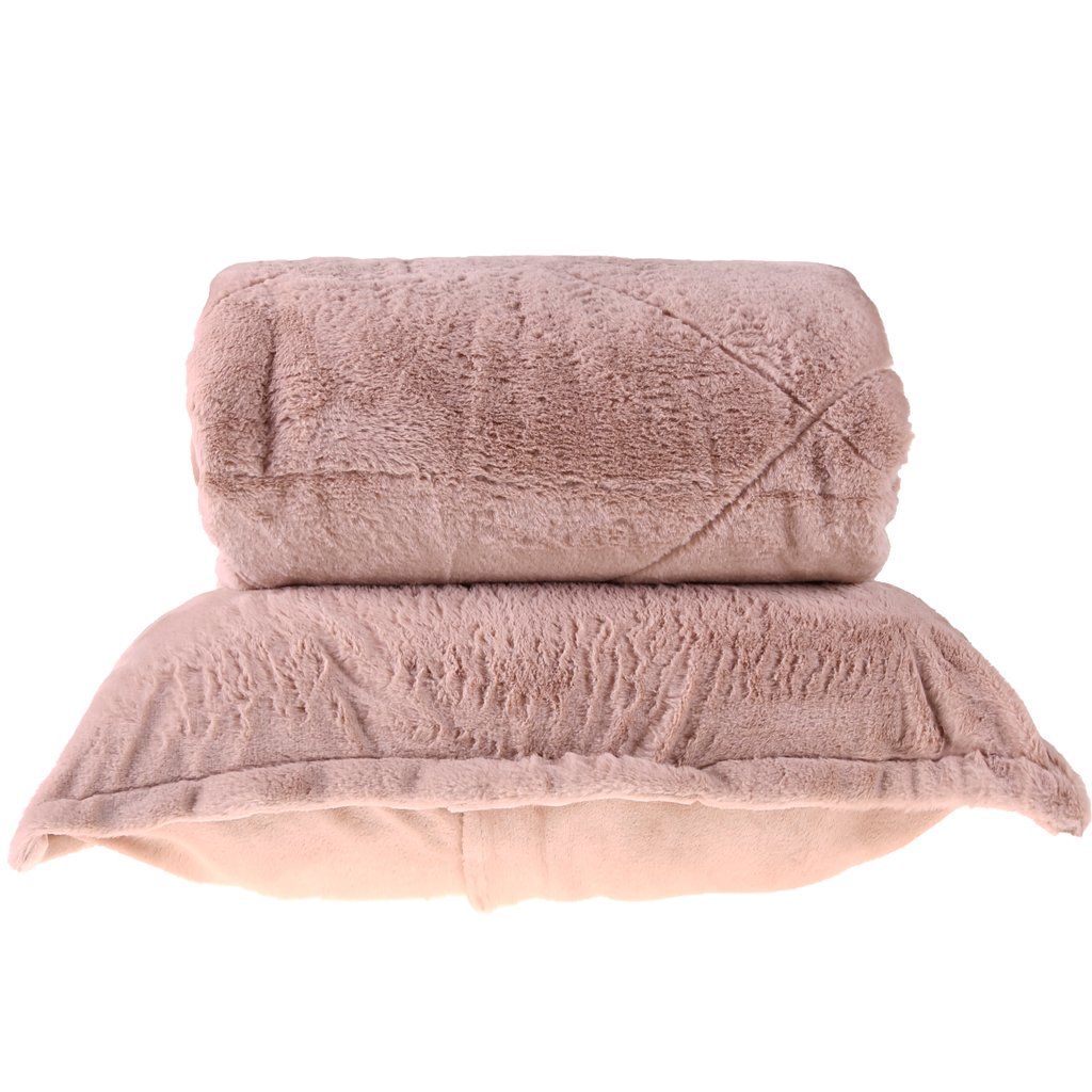 Kit Colcha Queen Luxor Peles Toque Pele de Coelho 230x250cm