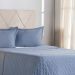 Kit Colcha Queen Miraggio New Soft 100% Poliéster 240x260cm Azul Cobalt