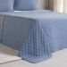 Kit Colcha Queen Miraggio New Soft 100% Poliéster 240x260cm Azul Cobalt