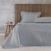 Kit Colcha Queen Satinatta Cetim 100% Poliéster 240x260cm Platina