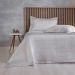 Kit Colcha Queen Satinatta Cetim Toque Pele de Pessego 240x260cm Suede Claro