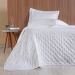 Kit Colcha Queen Sensatti 3D Embossed 240x260cm Branco