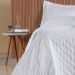 Kit Colcha Queen Sensatti 3D Embossed 240x260cm Branco