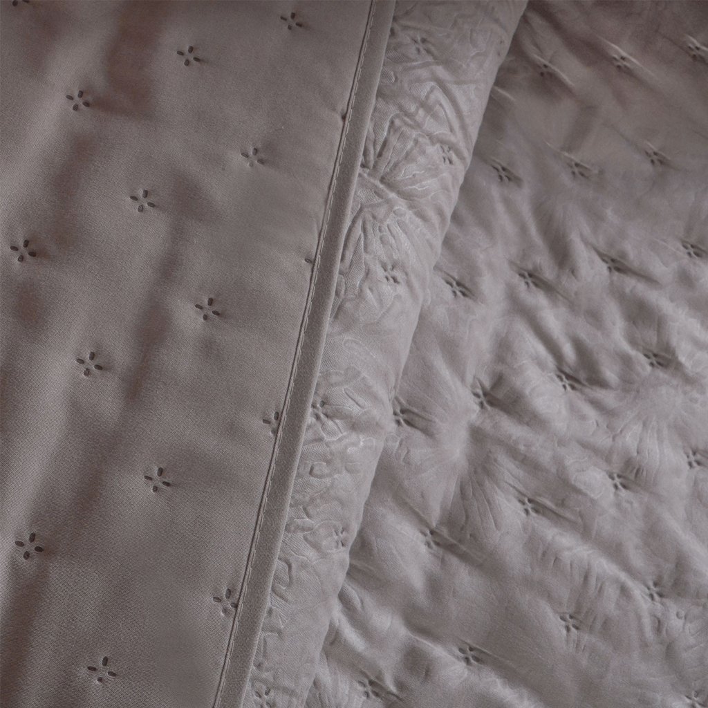 Kit Colcha Queen Sensatti 3D Embossed 240x260cm Cashmere