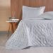 Kit Colcha Queen Sensatti 3D Embossed 240x260cm Cinza Fog