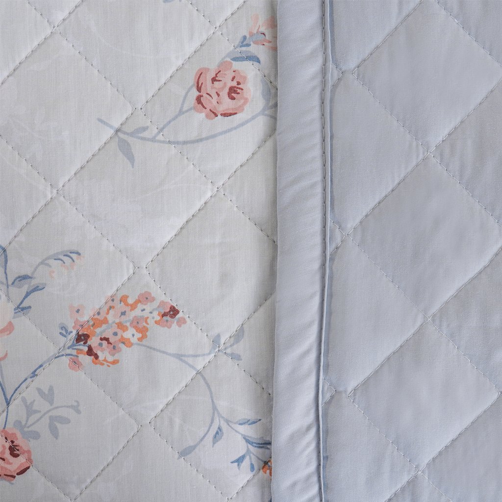 Kit Colcha Solteiro 200 Fios Estampada 160x240cm Floralis