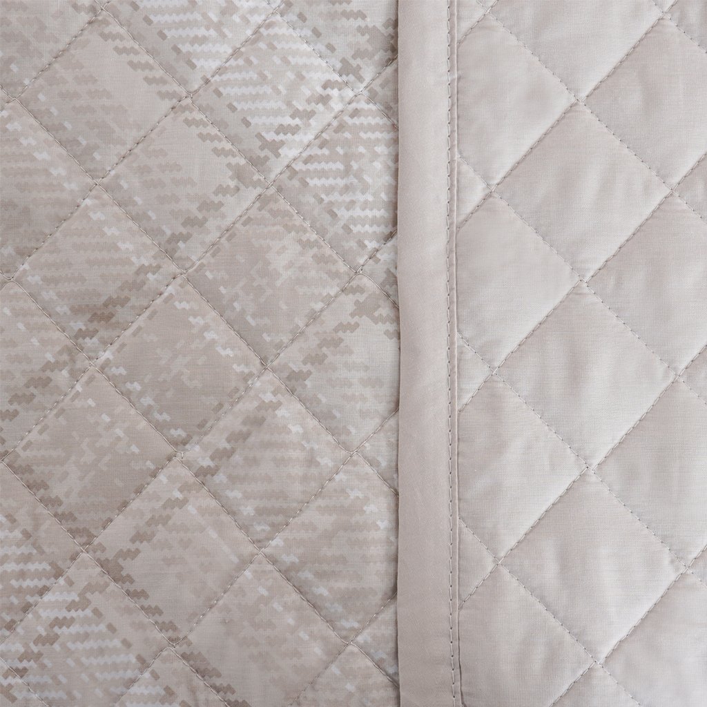 Kit Colcha Solteiro 200 Fios Estampada 160x240cm Tartan