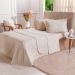 Kit Colcha Solteiro 200 Fios Lisa 160x240cm Machiatto