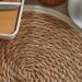 Lugar Americano Rústico Colors Fibra Natural 38cm Branco