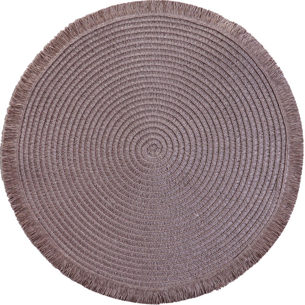 Lugar Americano Redondo Franja 38cm Mauve