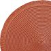 Lugar Americano Redondo Franja 38cm Terracota