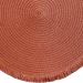 Lugar Americano Redondo Franja 38cm Terracota