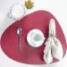 Lugar Americano Shape PU 43cm Bordô