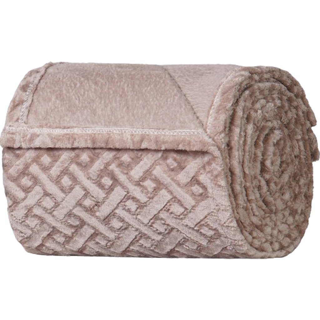 Manta Casal Brushed New Microfibra Flannel 100% Poliéster 180x230 Funghi