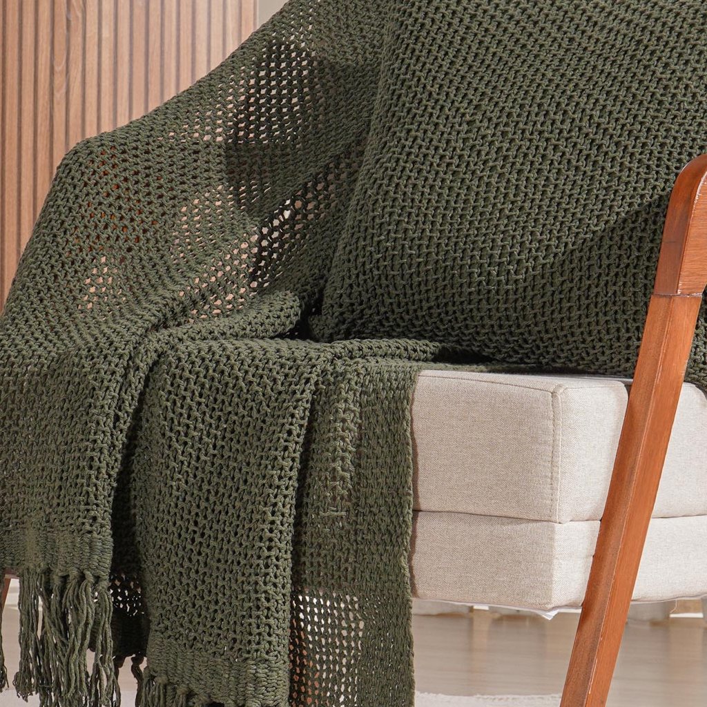 Manta Decorativa Atacama New 120x150cm Verde Militar