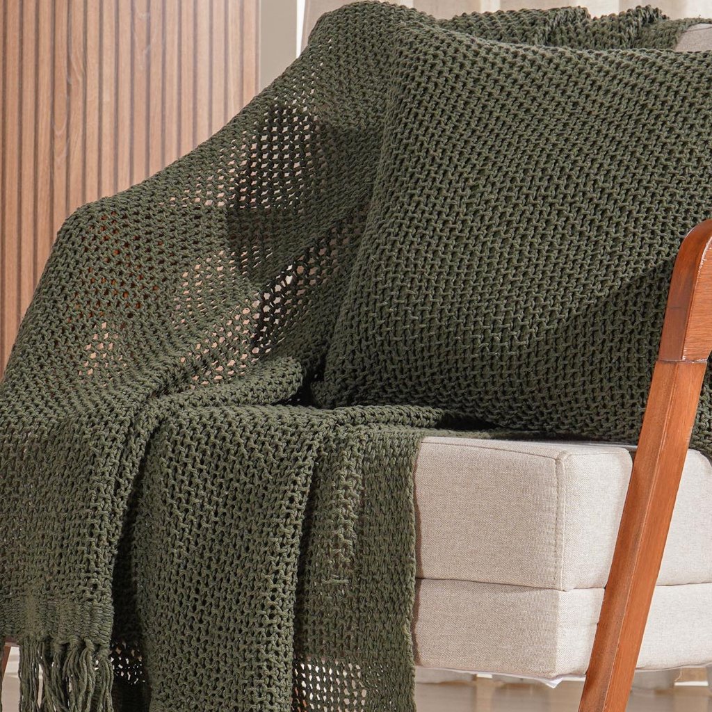 Manta Decorativa Atacama New 120x150cm Verde Militar