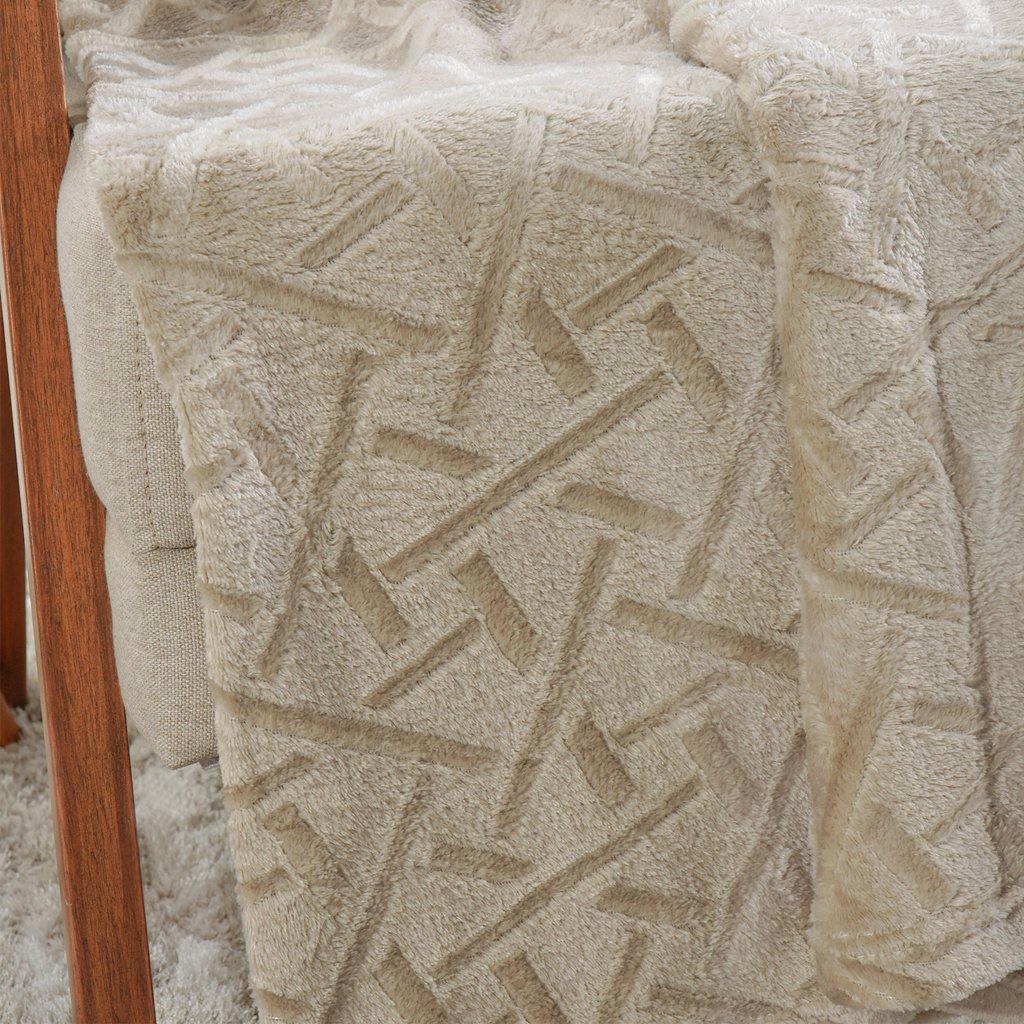 Manta King Brushed Microfibra Flannel 230x260 Mocha