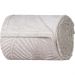 Manta King Brushed New Microfibra Flannel 100% Poliéster 230x260 Biscuit