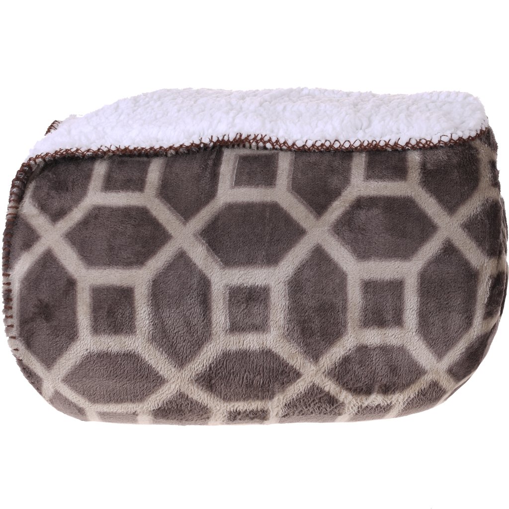 Manta TV Sherpa Dupla Face Toque Pele de Carneiro 120x150 Almeida