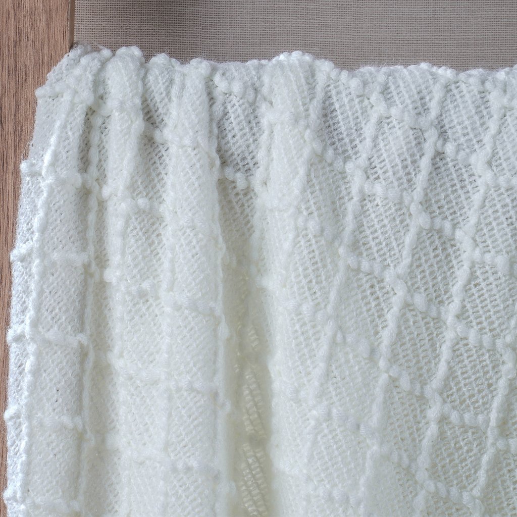 Manta Tricot Style Decorativa 127x152 Toque Super Macio Branco