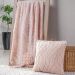 Manta Tricot Style Decorativa 127x152 Toque Super Macio Champagne