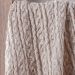 Manta Tricot Style Decorativa 160x220 Toque Super Macio Argila