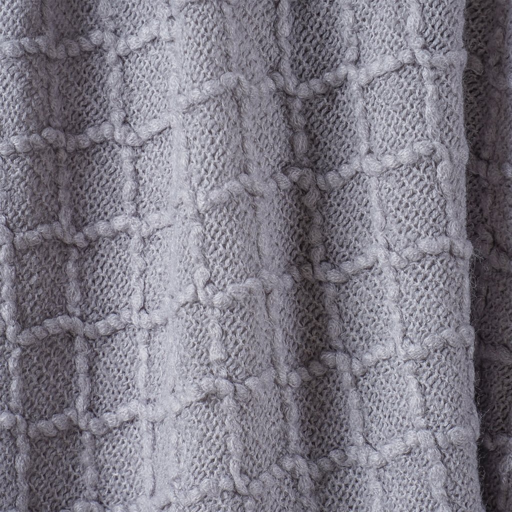 Manta Tricot Style Decorativa 160x220 Toque Super Macio Zinco