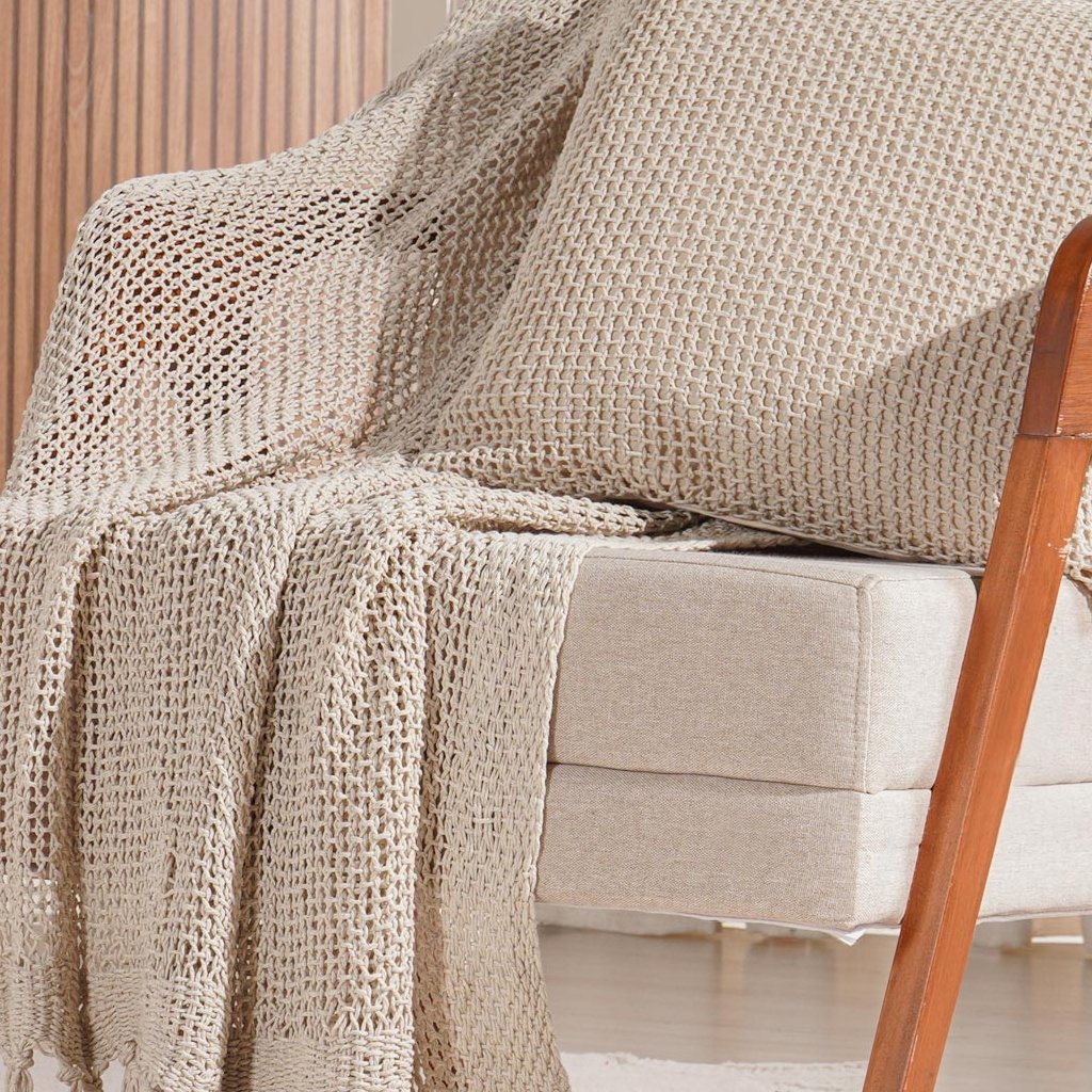 Peseira Decorativa Atacama New 80x250cm Amendoa