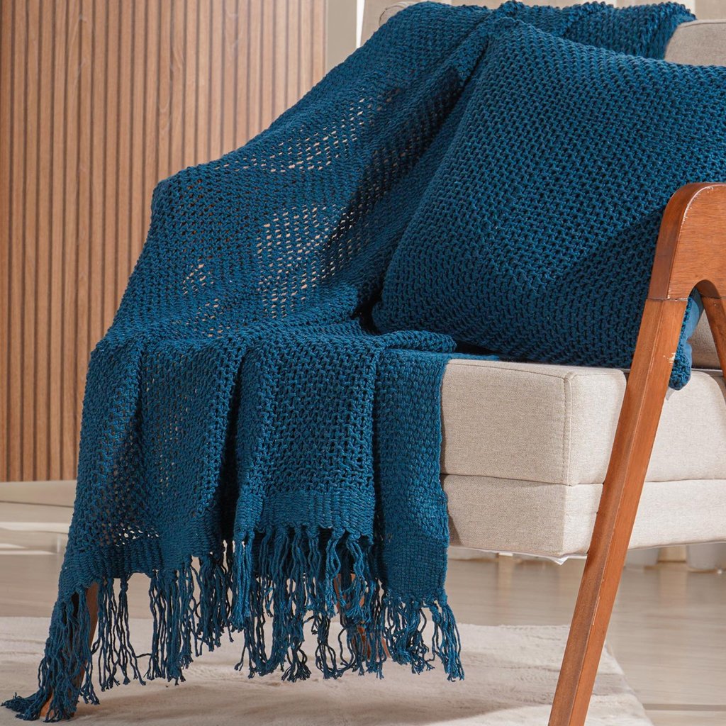 Peseira Decorativa Atacama New 80x250cm Azul Cobalt