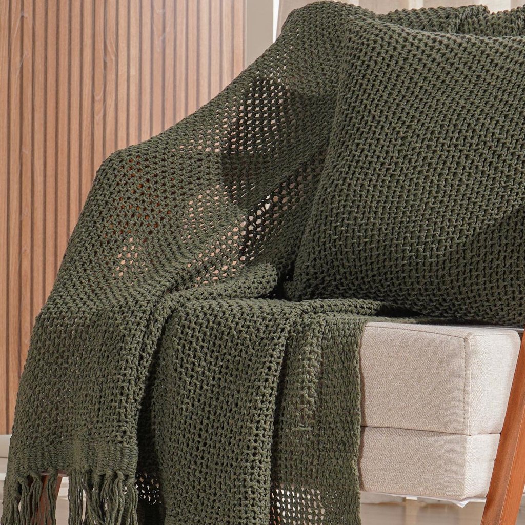 Peseira Decorativa Atacama New 80x250cm Verde Militar