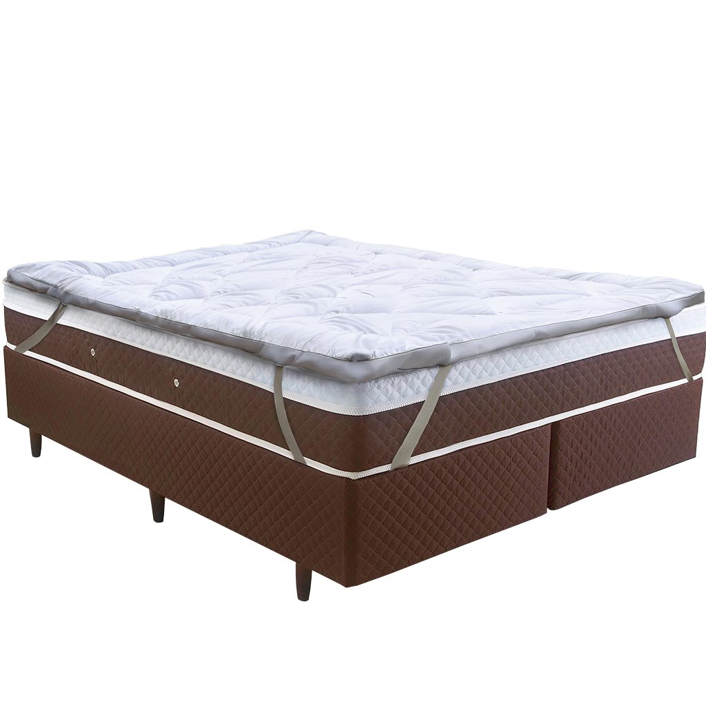 Pillow Top Solteiro Toque de Plumas 88x188 4cm 600g/m² Ultra Macio