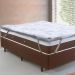 Pillow Top Solteiro Toque de Plumas 88x188 4cm 600g/m² Ultra Macio