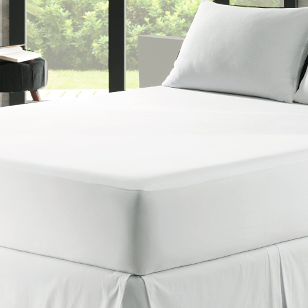 Protetor de Colchão Casal Malha Impermeável 140x190x30cm Branco