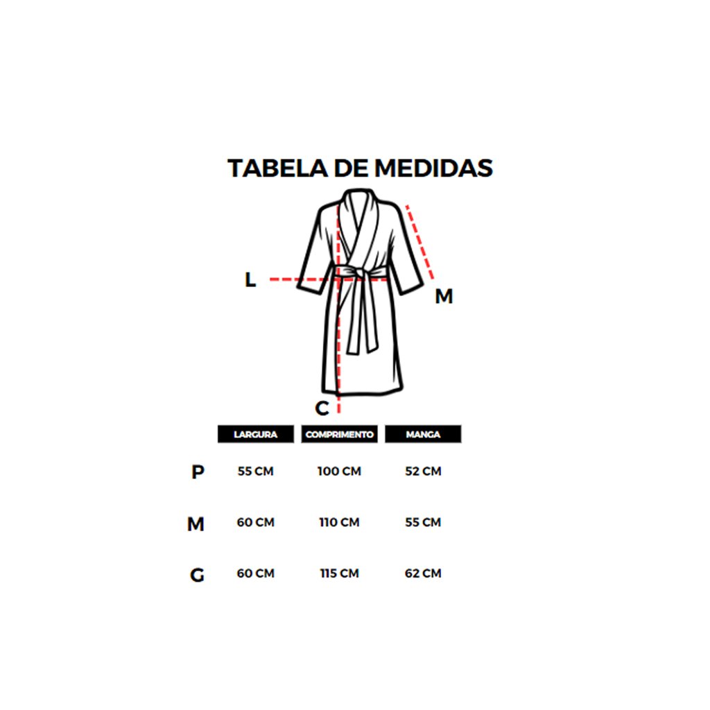 Roupão Microfibra Flannel  Relieve com Bolso Extra Macio
