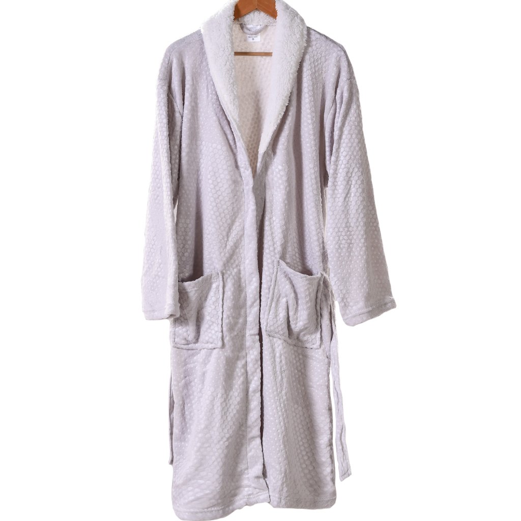Roupão Sherpa Lã de Carneiro Toque Flannel Ultra Macio
