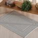 Tapete Nobile Jacquard 100% Algodão 1300g/m² 40x60cm  Oyster