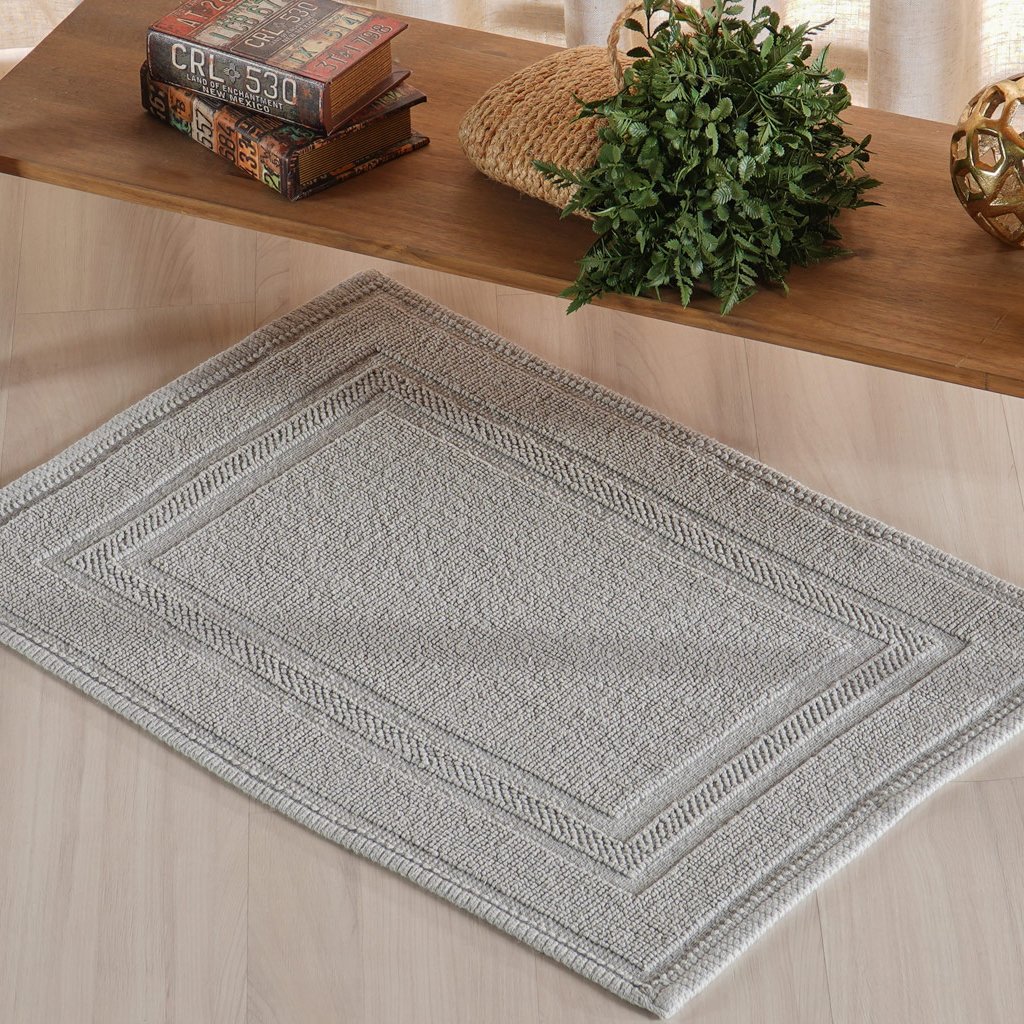 Tapete Nobile Jacquard 100% Algodão 1300g/m² 40x60cm  Oyster