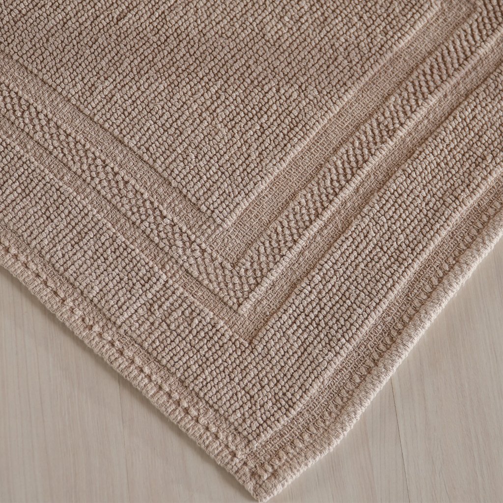 Tapete Nobile Jacquard 100% Algodão 1300g/m² 50x100cm Argila