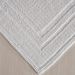 Tapete Nobile Jacquard 100% Algodão 1300g/m² 50x100cm Branco