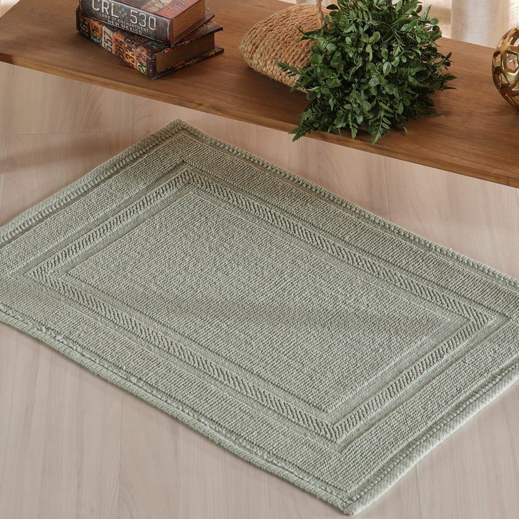 Tapete Nobile Jacquard 100% Algodão 1300g/m² 50x100cm Erva Doce