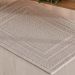 Tapete Nobile Jacquard 100% Algodão 1300g/m² 50x100cm Marfim