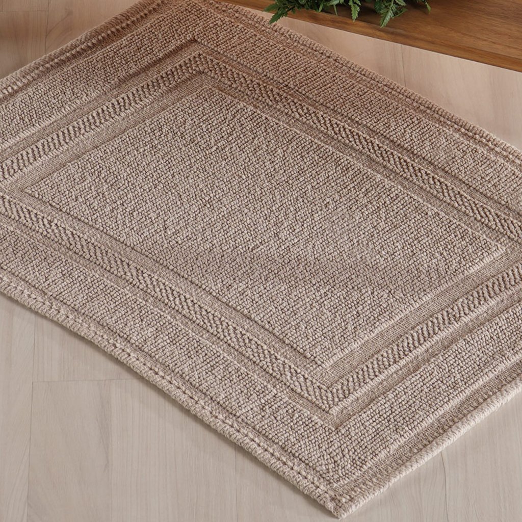 Tapete Nobile Jacquard 100% Algodão 1300g/m² 50x70cm Argila