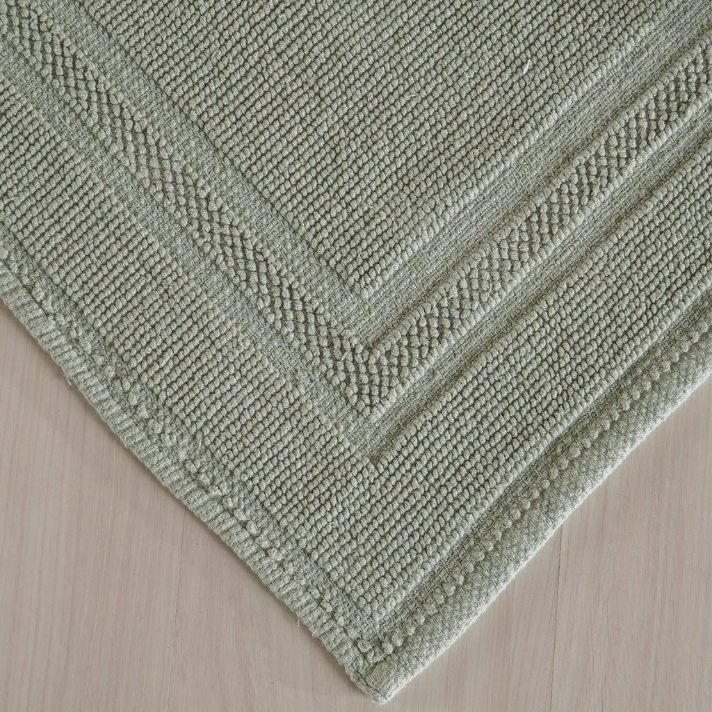 Tapete Nobile Jacquard 100% Algodão 1300g/m² 50x70cm Erva Doce