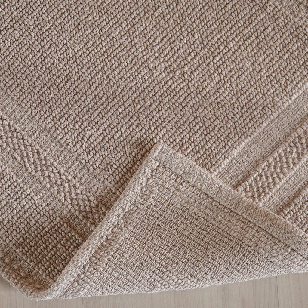 Tapete Nobile Jacquard 100% Algodão 1300g/m² 50x70cm Marfim