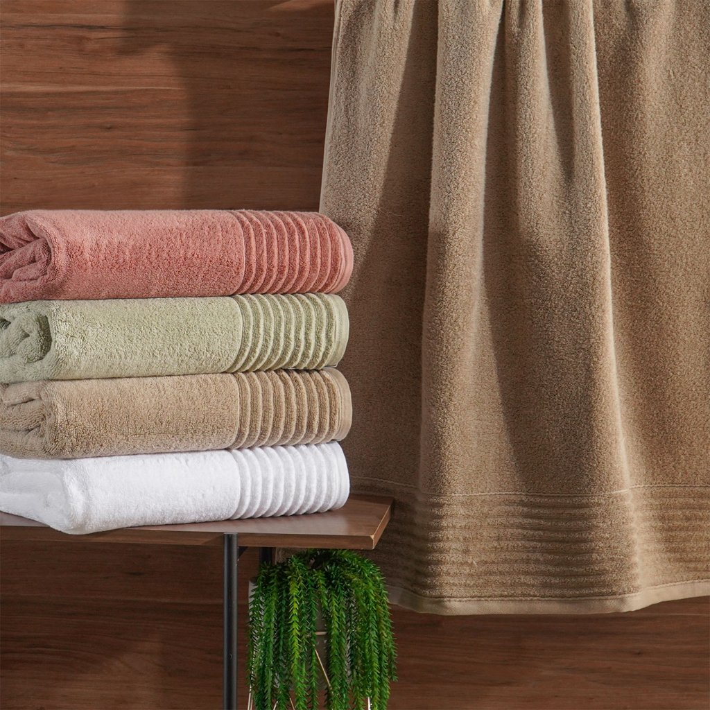Toalha Banhão Absolute Zero Torção 100% Algodão 450g/m² 80x150cm Linho