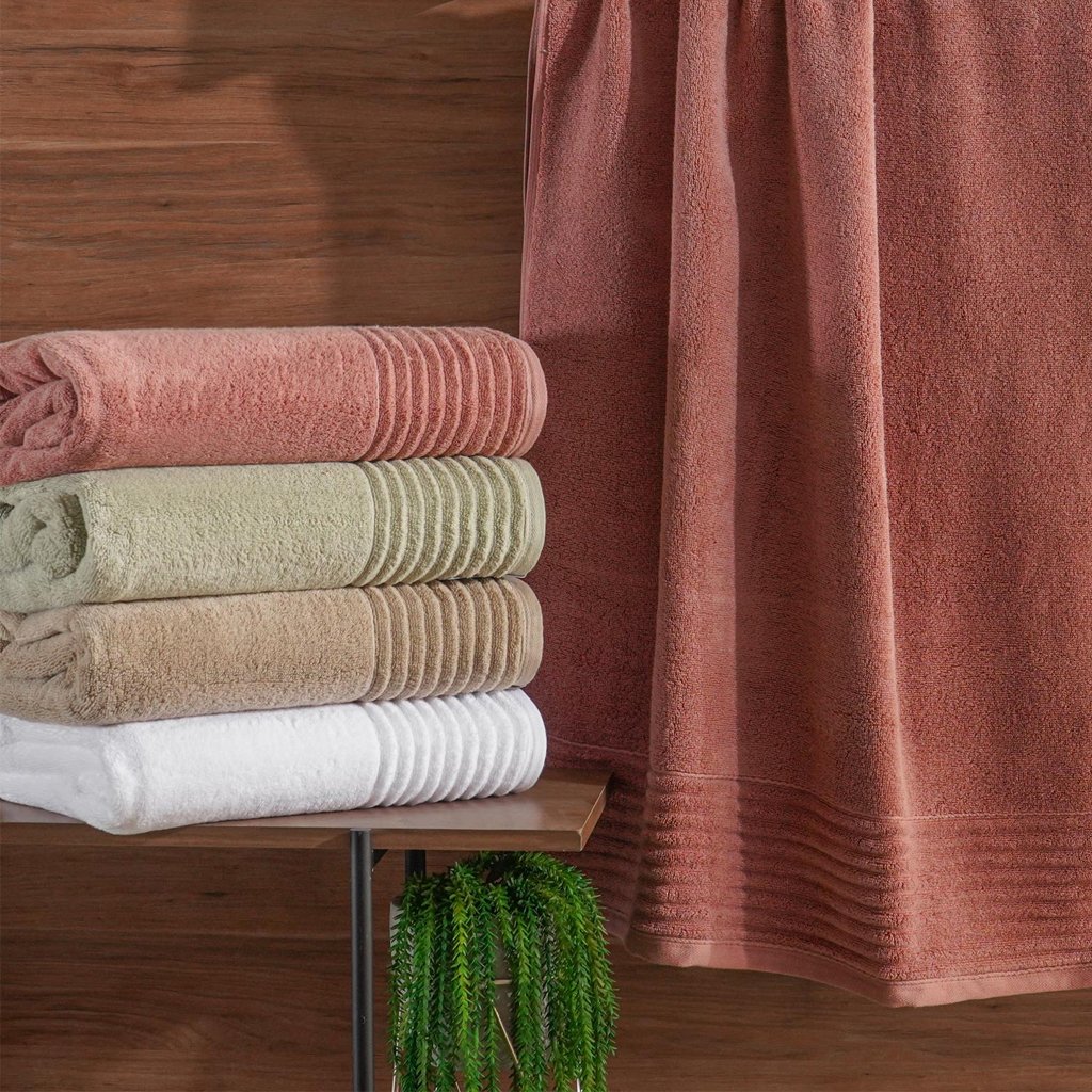 Toalha Banhão Absolute Zero Torção 100% Algodão 450g/m² 80x150cm Rosa Orquídea