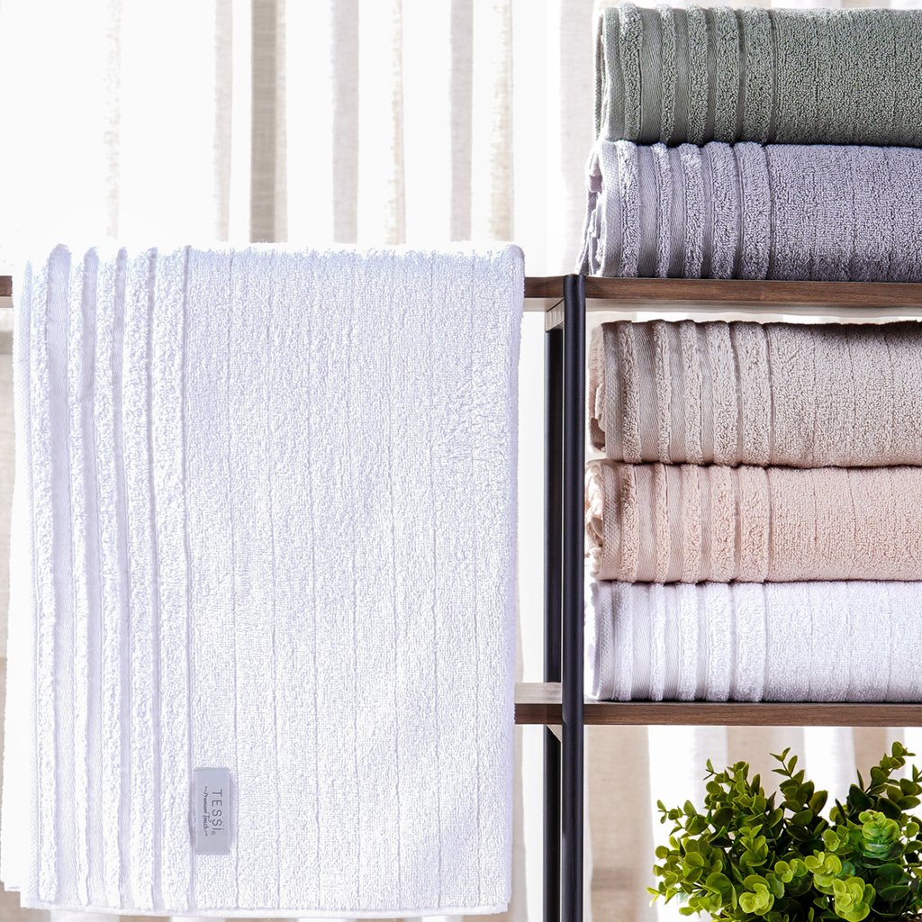 Toalha de Banho Glamour 100% Algodão 450g/m² 80x150cm Branco