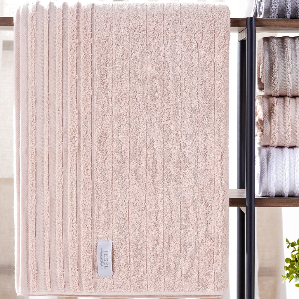 Toalha de Banho Glamour 100% Algodão 450g/m² 80x150cm Champagne